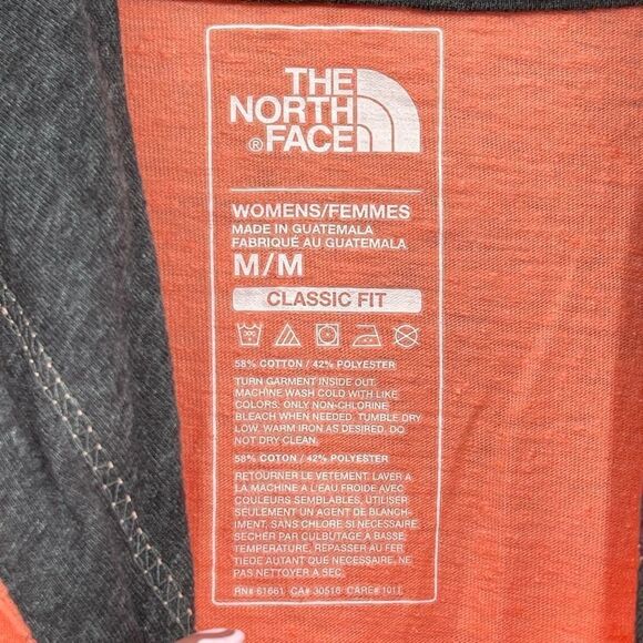 The North Face Women’s Classic Fit Colorblock Long Sleeve Hoodie Top Medium - Picture 12 of 14